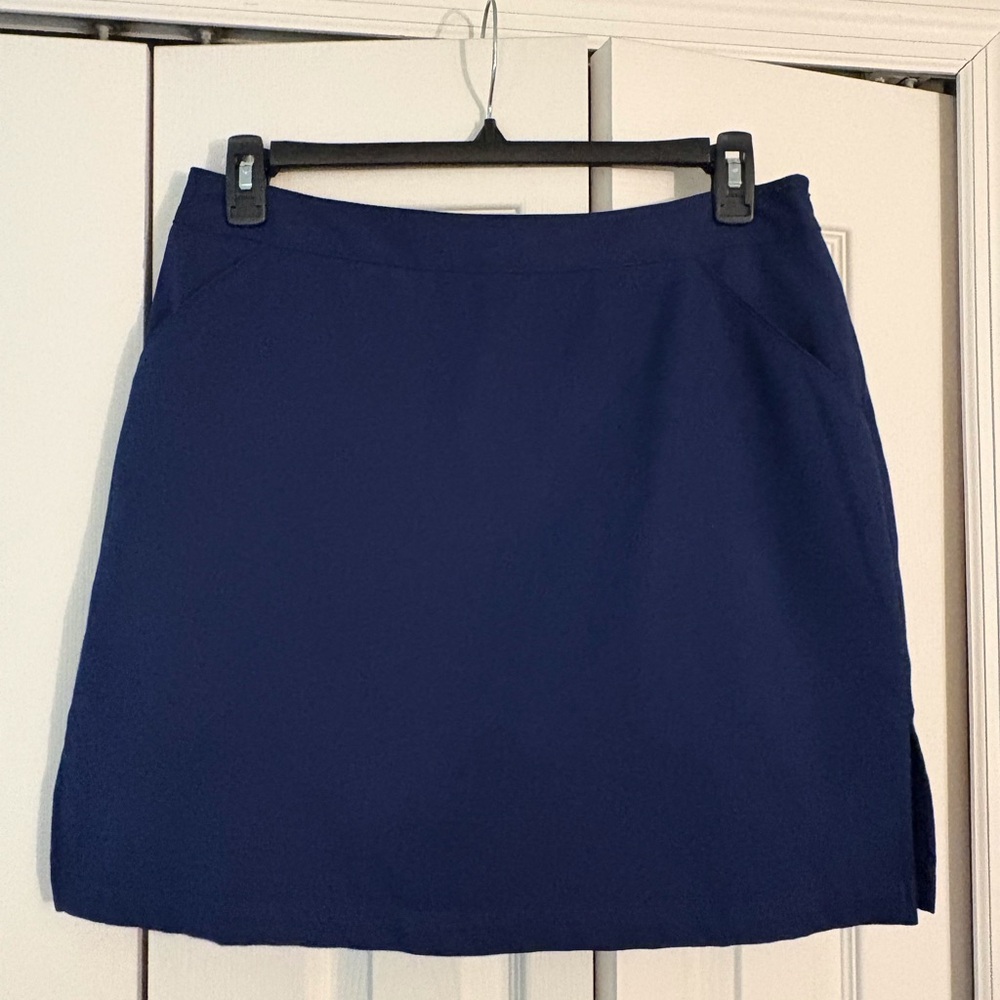 Elegant Navy Blue Women's Skort